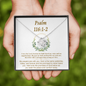 Psalm 116_1 2 To My Beautiful Mom (Knot Beauty) Necklace Template