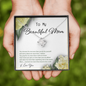 Believe in us - Frame - Beautiful Mom - I Love You To My Wife (Knot Beauty) Necklace
