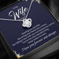 To My Wife Knot Necklace