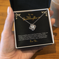 2022-04-06 Granddaughter 3D To My Beautiful Mom (Knot Beauty) Necklace Template
