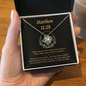 Matthew 11_28 (B) To My Beautiful Mom (Knot Beauty) Necklace Template