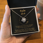 Psalm 23_4 To My Beautiful Mom (Knot Beauty) Necklace Template