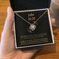 J仉16_33 To My Beautiful Mom (Knot Beauty) Necklace Template