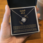 Isaiah 43_2 (Yellow) To My Beautiful Mom (Knot Beauty) Necklace Template