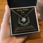 Always Follow God To My Beautiful Mom (Knot Beauty) Necklace Template