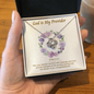 God is My Provider (Baptism W) To My Beautiful Mom (Knot Beauty) Necklace Template