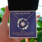 God is My Provider To My Beautiful Mom (Knot Beauty) Necklace Template