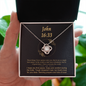 J仉16_33 To My Beautiful Mom (Knot Beauty) Necklace Template