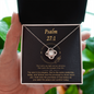 Psalm 27_1 To My Beautiful Mom (Knot Beauty) Necklace Template