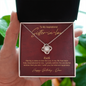 6-04 Inspirational To My Beautiful Mom (Knot Beauty) Necklace Template