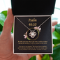 Psalm 46_10 To My Beautiful Mom (Knot Beauty) Necklace Template