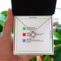 To My Beautiful Mom (Knot Beauty) Necklace Template