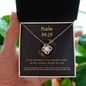 Psalm 94_19 To My Beautiful Mom (Knot Beauty) Necklace Template