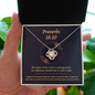 Proverbs 18_10 (Yellow) To My Beautiful Mom (Knot Beauty) Necklace Template