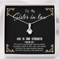 God Is My Strength - Sister in law To My Wife (Alluring Beauty) Necklace