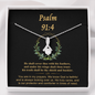 Psalm 91_4 To My Beautiful Mom (Alluring Beauty) Necklace Template