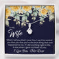 Still Love (Wife) (Navy) 210930b To My Wife (Alluring Beauty) Necklace