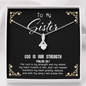 God Is My Strength - Sister To My Wife (Alluring Beauty) Necklace