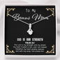 God Is My Strength - Bonus Mom To My Wife (Alluring Beauty) Necklace