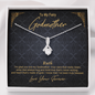 5-30 GodMother (Black) To My Beautiful Mom (Alluring Beauty) Necklace Template