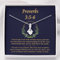 Proverbs 3_5-6 To My Beautiful Mom (Alluring Beauty) Necklace Template