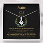 Psalm 91_2 To My Beautiful Mom (Alluring Beauty) Necklace Template