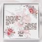 To My Lovely Mom Necklace (Because of You)