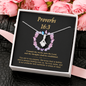 Proverbs 16_3 To My Beautiful Mom (Alluring Beauty) Necklace Template