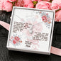 To My Lovely Mom Necklace (Because of You)