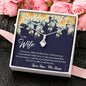 Still Love (Wife) (Navy) 210930a To My Wife (Alluring Beauty) Necklace
