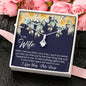 Still Love (Wife) (Navy) 210930b To My Wife (Alluring Beauty) Necklace