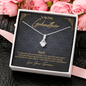 5-30 GodMother (Black) To My Beautiful Mom (Alluring Beauty) Necklace Template