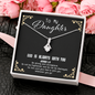 God Is always with you - Daughter To My Wife (Alluring Beauty) Necklace