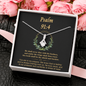 Psalm 91_4 To My Beautiful Mom (Alluring Beauty) Necklace Template