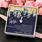 Still Love (Wife) (Navy) 210930d To My Wife (Alluring Beauty) Necklace