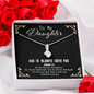 God Is always with you - Daughter To My Wife (Alluring Beauty) Necklace