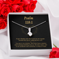 Psalm 118_1 To My Beautiful Mom (Alluring Beauty) Necklace Template