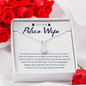 Police Wife 2022-02-21 To My Wife (Alluring Beauty) Necklace