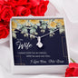 Still Love (Wife) (Navy) 210930c To My Wife (Alluring Beauty) Necklace