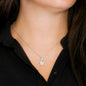 Psalm 91_15 To My Beautiful Mom (Alluring Beauty) Necklace Template