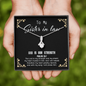 God Is My Strength - Sister in law To My Wife (Alluring Beauty) Necklace