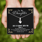 God Is always with you - Daughter To My Wife (Alluring Beauty) Necklace