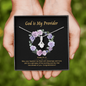 2022-05-19 God is My Provider (Baptism Black) To My Beautiful Mom (Alluring Beauty) Necklace Template