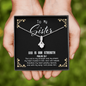 God Is My Strength - Sister To My Wife (Alluring Beauty) Necklace