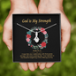 2022-05-19 God is My Strength (Baptism B) To My Beautiful Mom (Alluring Beauty) Necklace Template
