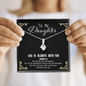 God Is always with you - Daughter To My Wife (Alluring Beauty) Necklace
