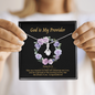 2022-05-19 God is My Provider (Baptism Black) To My Beautiful Mom (Alluring Beauty) Necklace Template