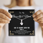 God Is always with you - Beautiful Mom To My Wife (Alluring Beauty) Necklace