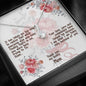 To My Lovely Mom Necklace (Because of You)
