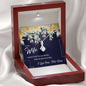 Still Love (Wife) (Navy) 210930c To My Wife (Alluring Beauty) Necklace